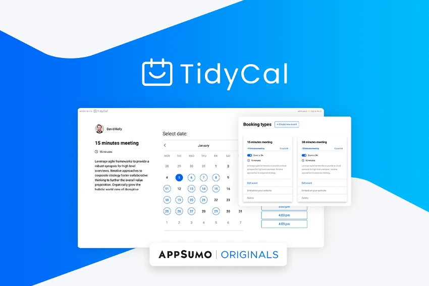 TidyCal SaaS Life Time Deals