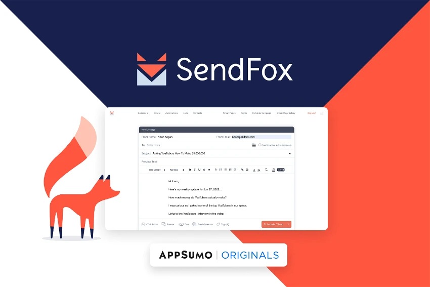 sendfox SaaS Life Time Deal