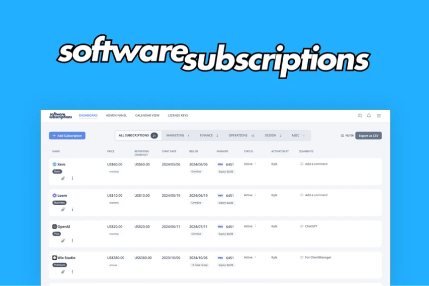 SoftwareSubscriptions Lifetime Deal