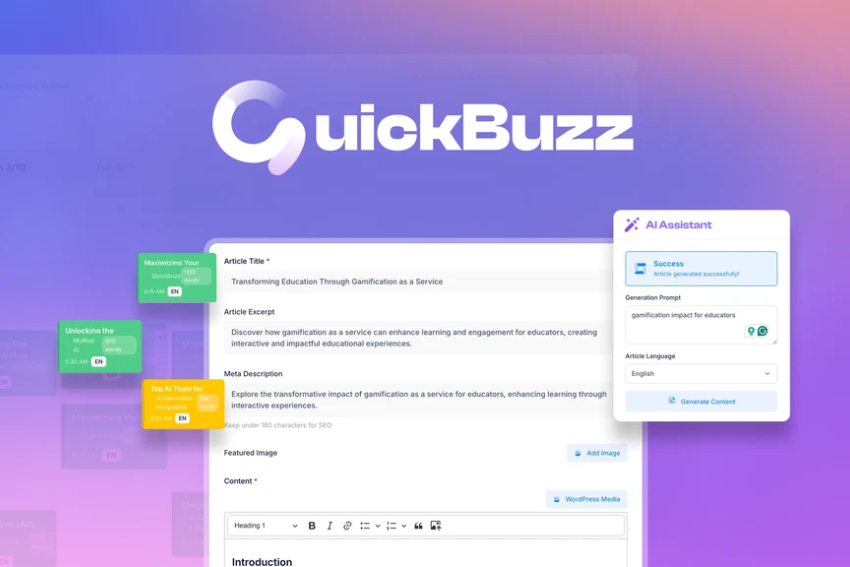 Quickbuzz Lifetime Deal