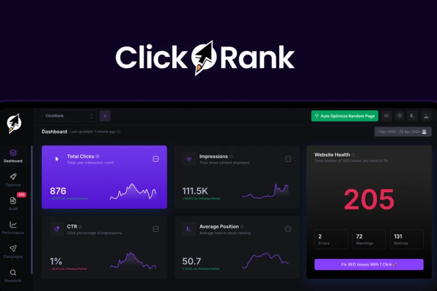 ClickRank Lifetime Deal