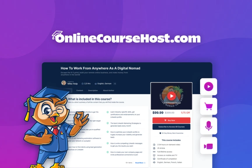 OnlineCourseHost Lifetime Deal
