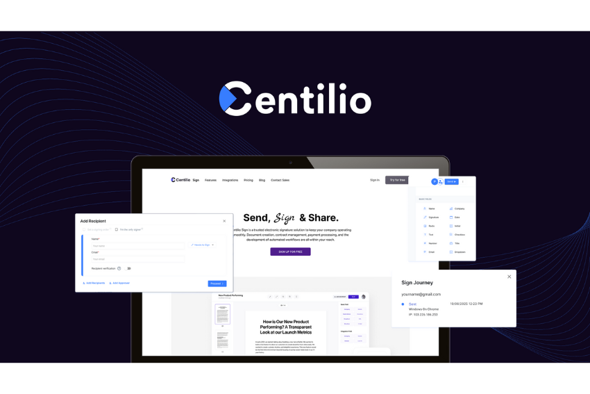 Centilio Sign Lifetime Deal